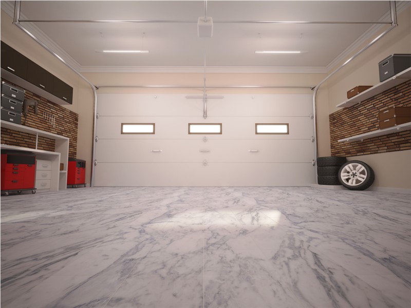 polyaspartic garage floor coating