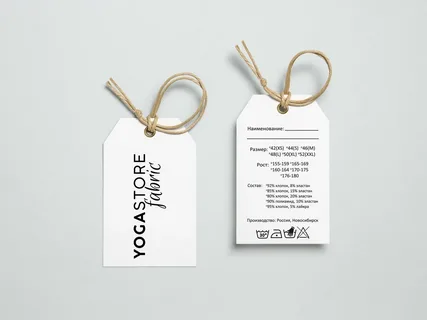 Custom Hang Tags with String