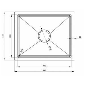 KITCHEN SINK 5444
