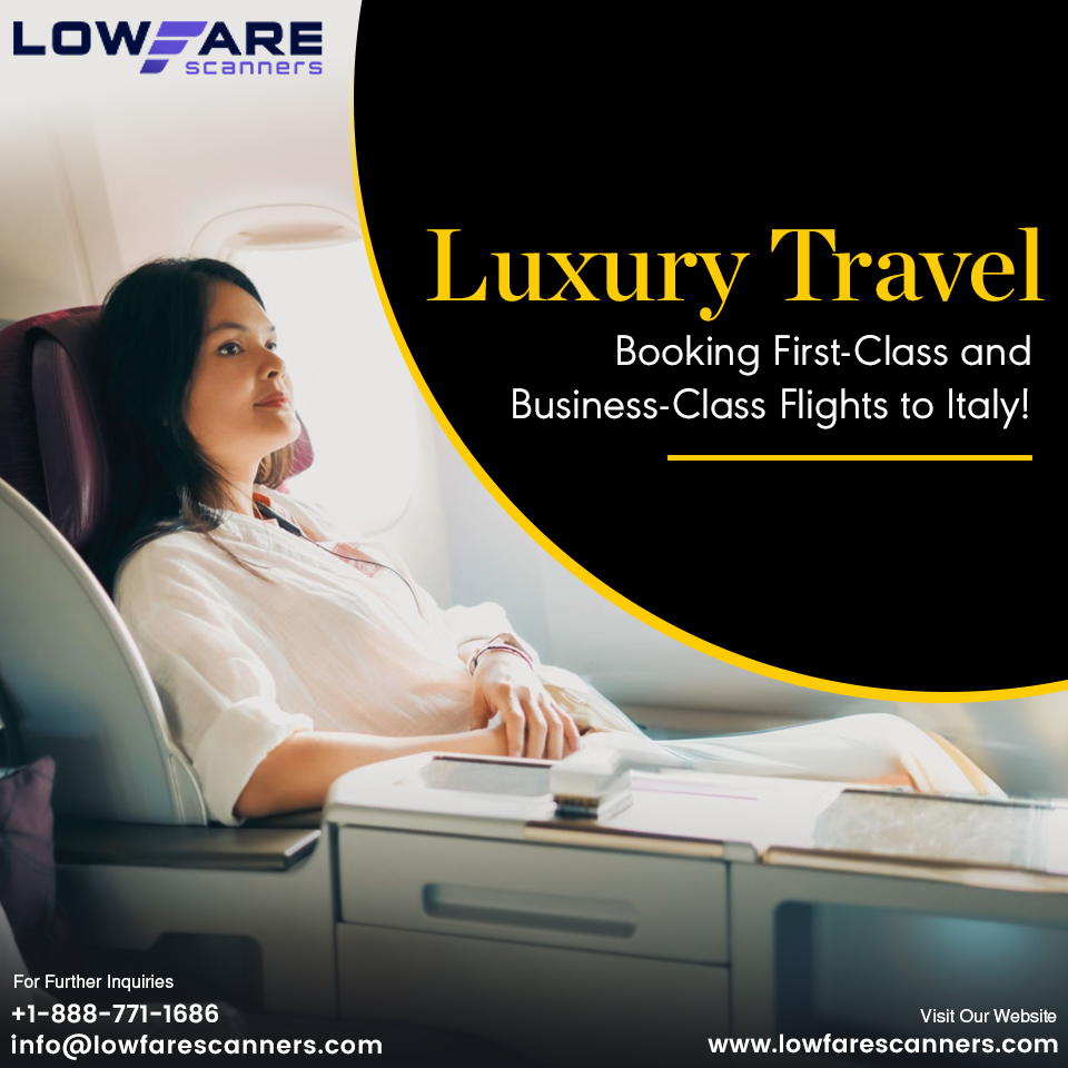 Business Class Flights to Italy