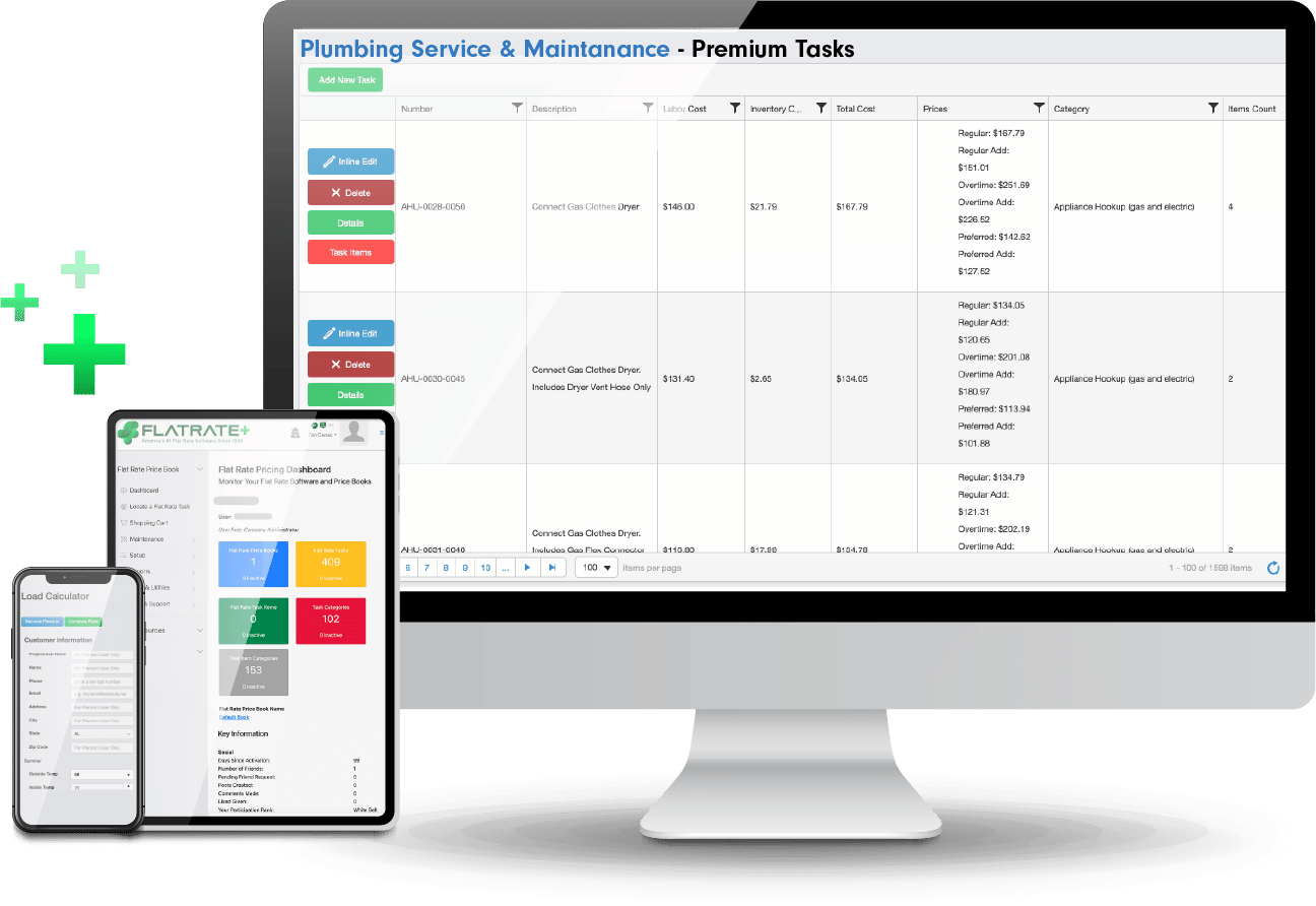 HVAC flat rate pricing software