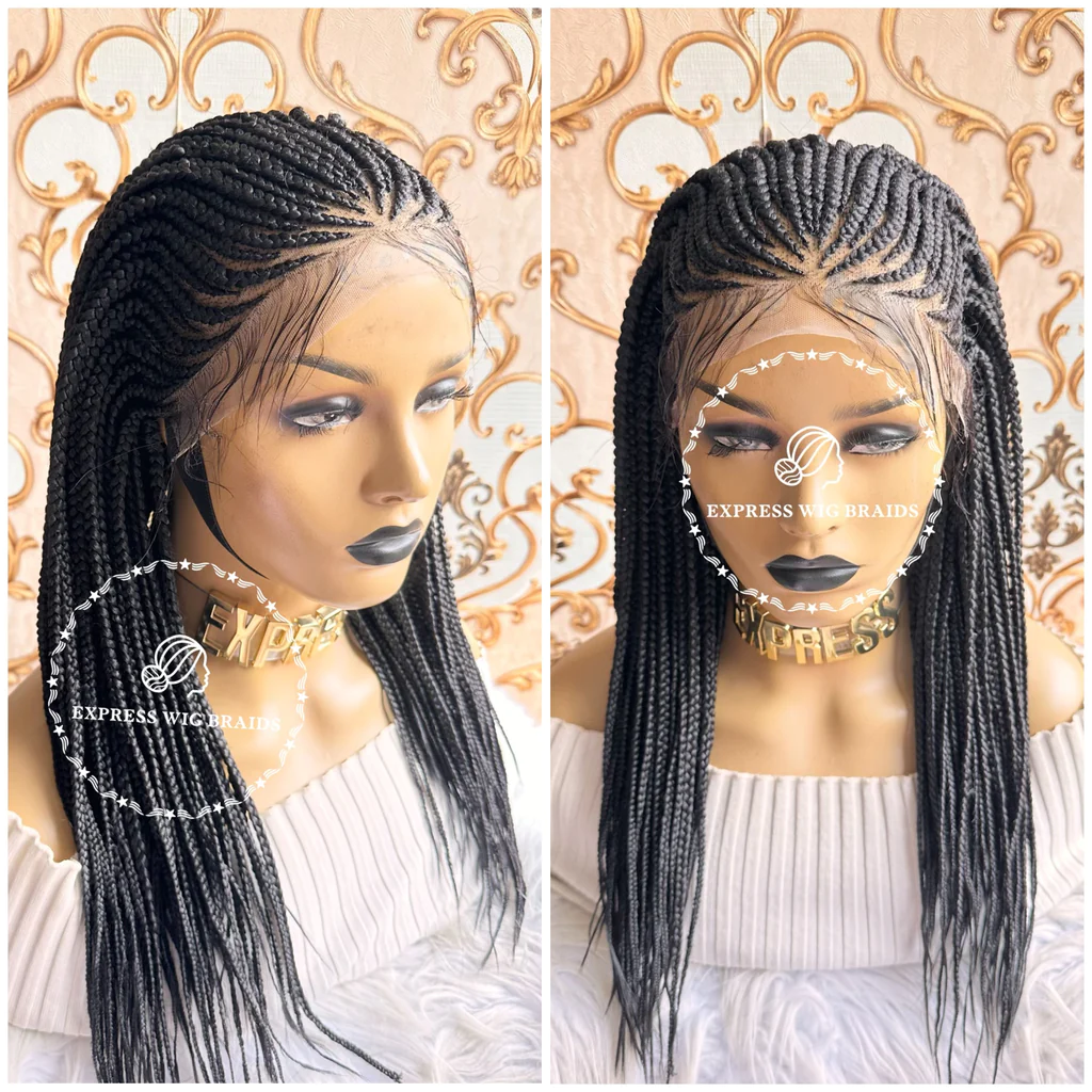 Braided wigs human hair