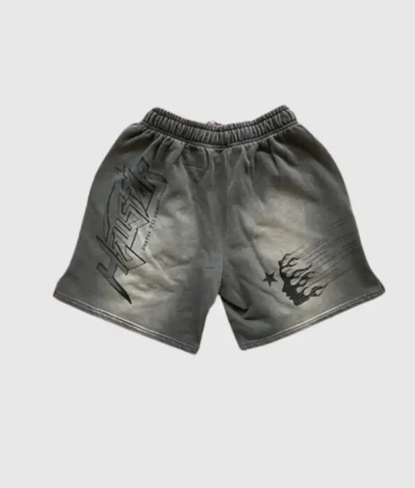 Hellstar-Studios-Records-Shorts-Grey