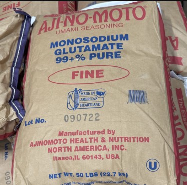 AJI-NO-MOTO UMAMI Seasoning Monosodium Glucamate 99+% Pure Fine, 50 LBS